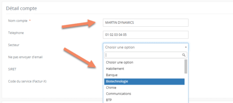 Création de comptes clients – Soluweb Plus